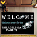 HOT Welcome This House Cheers for the Philadelphia Eagles Doormat