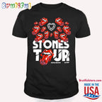 Hackney Diamonds Tongues Stones Tour 2024 T Shirt