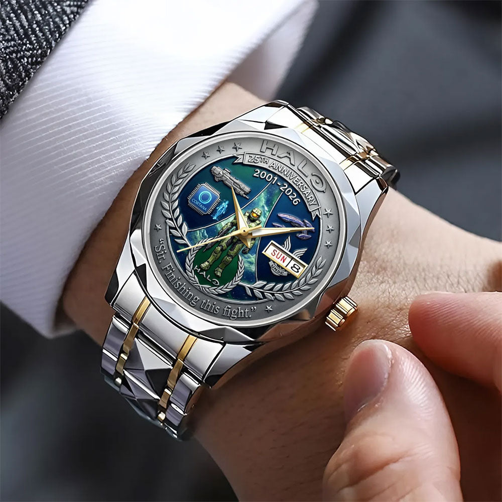 Halo 25th Anniversary Alloy Luxury Quartz Watch - TANTN21698