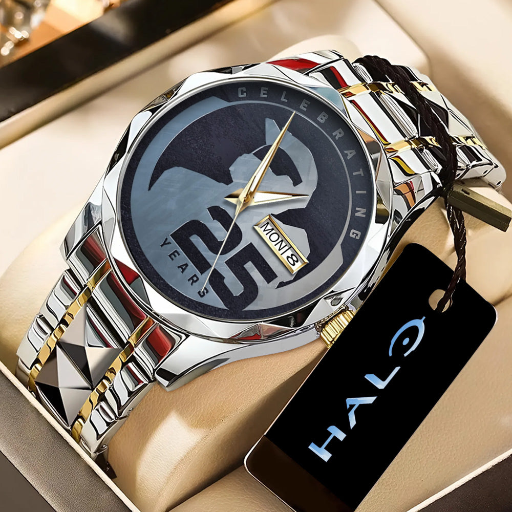 Halo 25th Anniversary Alloy Luxury Quartz Watch - GNE5908