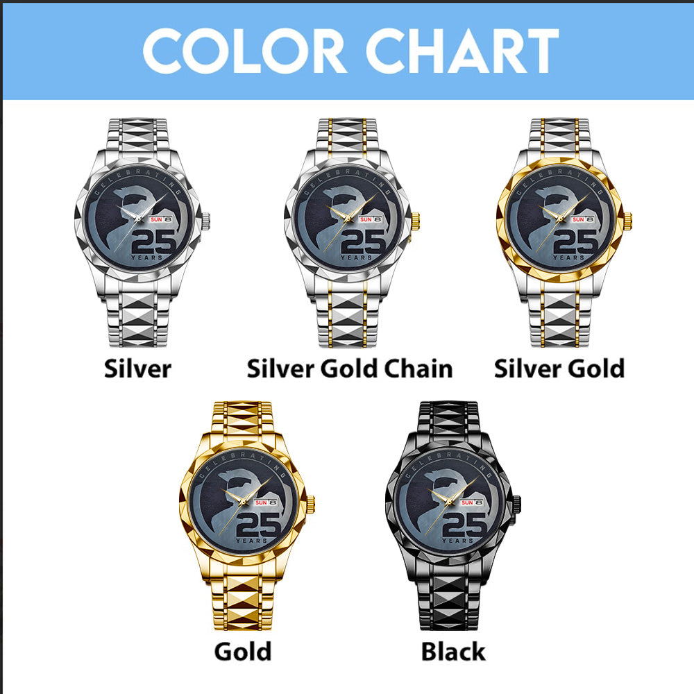 Halo 25th Anniversary Alloy Luxury Quartz Watch - GNE5908
