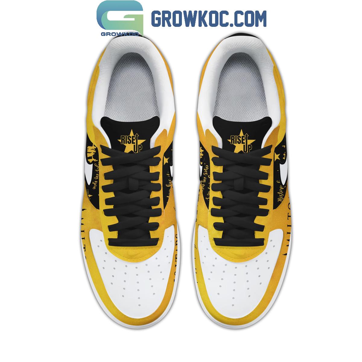 Hamilton 10 Years Anniversary Rise Up Air Force 1 Shoes