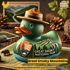 Handpainted National Park Duck Ornament