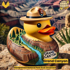 Handpainted National Park Duck Ornament