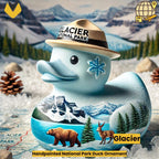 Handpainted National Park Duck Ornament