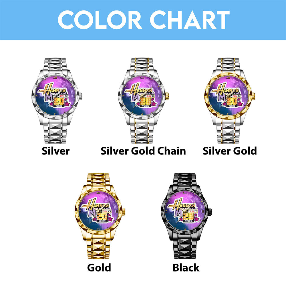 Hannah Montana 20th Anniversary 2026 Alloy Luxury Quartz Watch - GNE4888