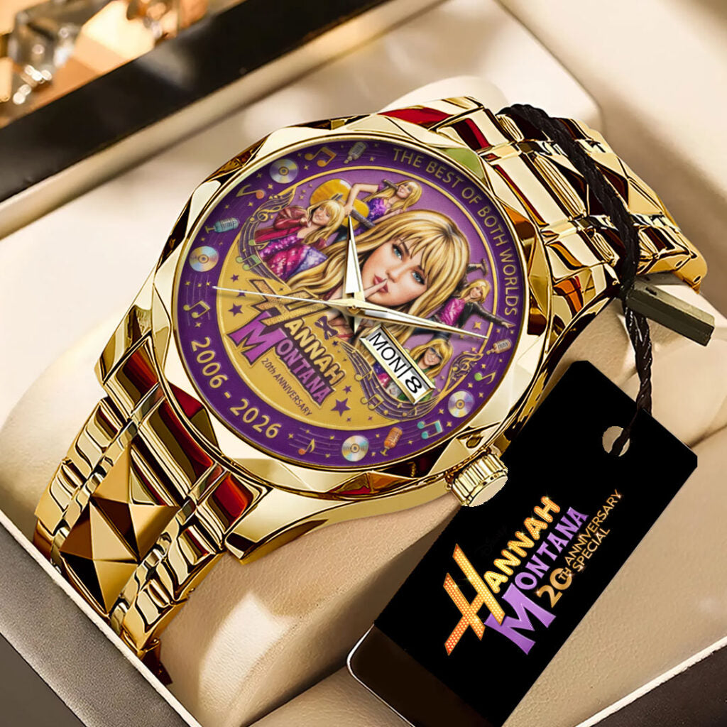 Hannah Montana 20th Anniversary Alloy Luxury Quartz Watch - TANTN21845