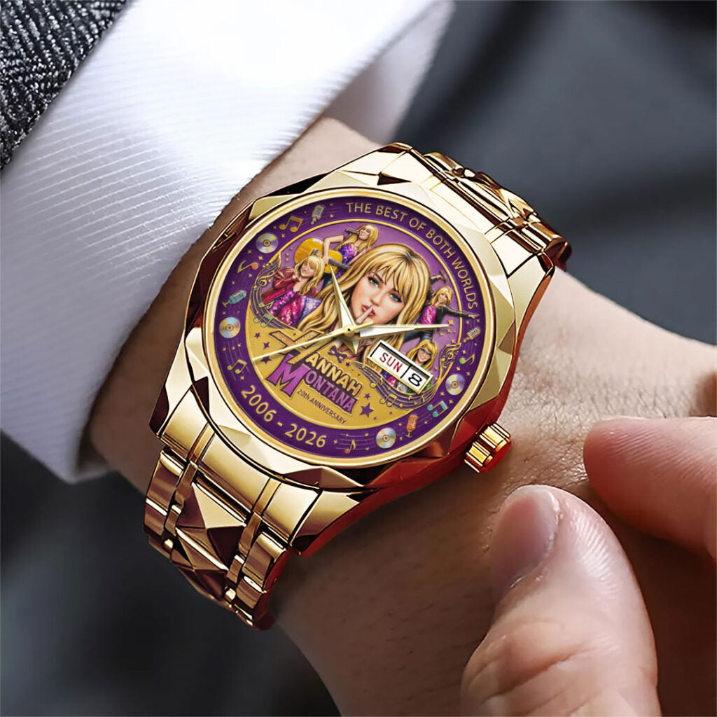 Hannah Montana 20th Anniversary Alloy Luxury Quartz Watch - TANTN21845
