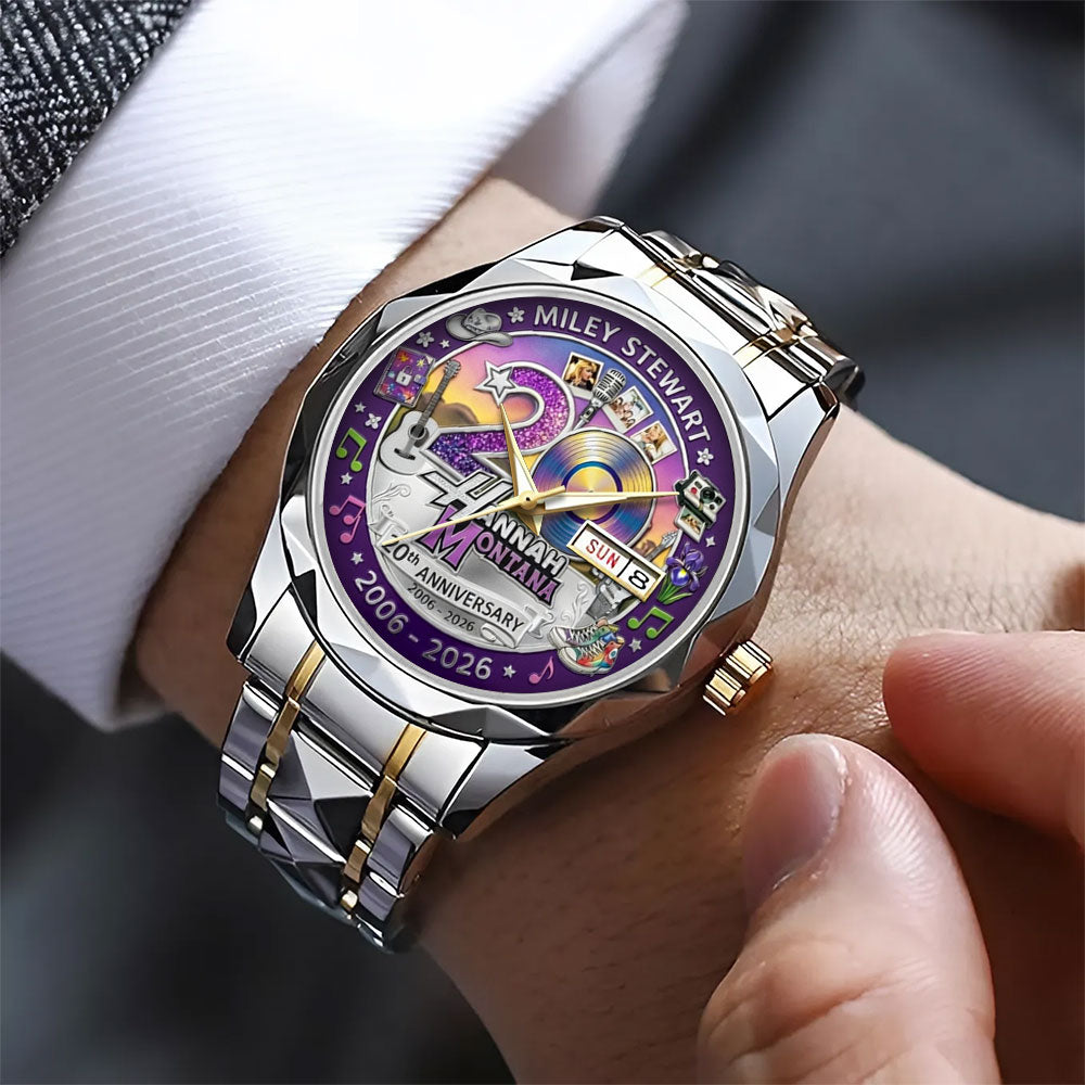 Hannah Montana 20th Anniversary Alloy Luxury Quartz Watch - TANTN21857