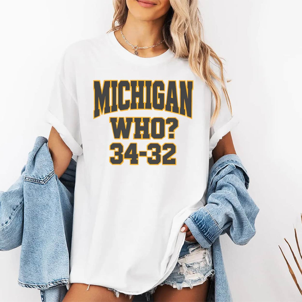 Hannah Montoya Michigan Who 34 32 Shirt