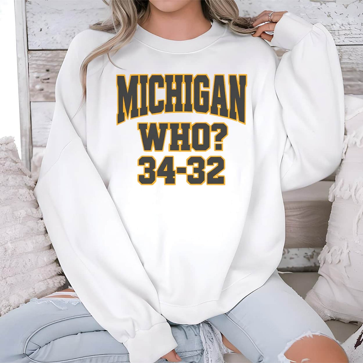 Hannah Montoya Michigan Who 34 32 Shirt