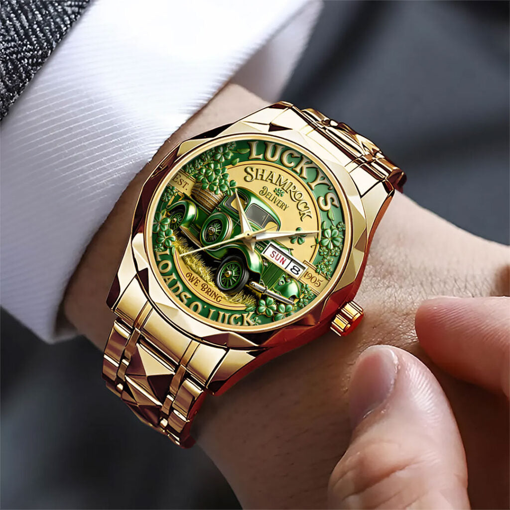 Happy St. Patrick’s Day Alloy Luxury Quartz Watch - TANTN20185