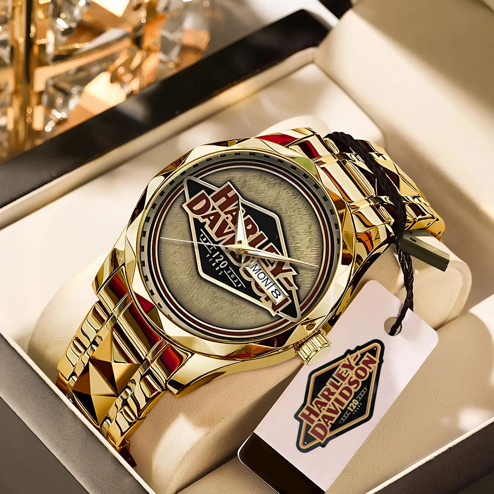 Harley Davidson Alloy Luxury Quartz Watch - TANTN 13933