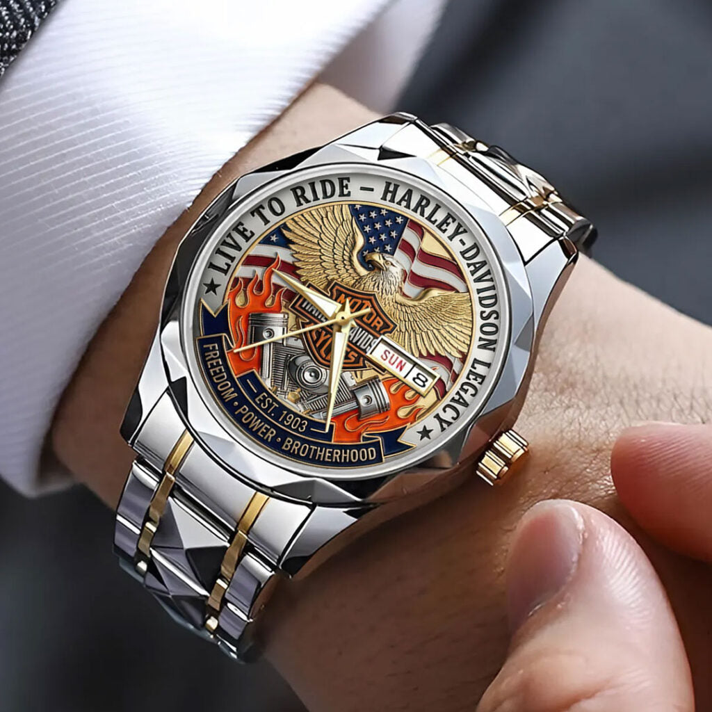 Harley Davidson Alloy Luxury Quartz Watch - TANTN21456