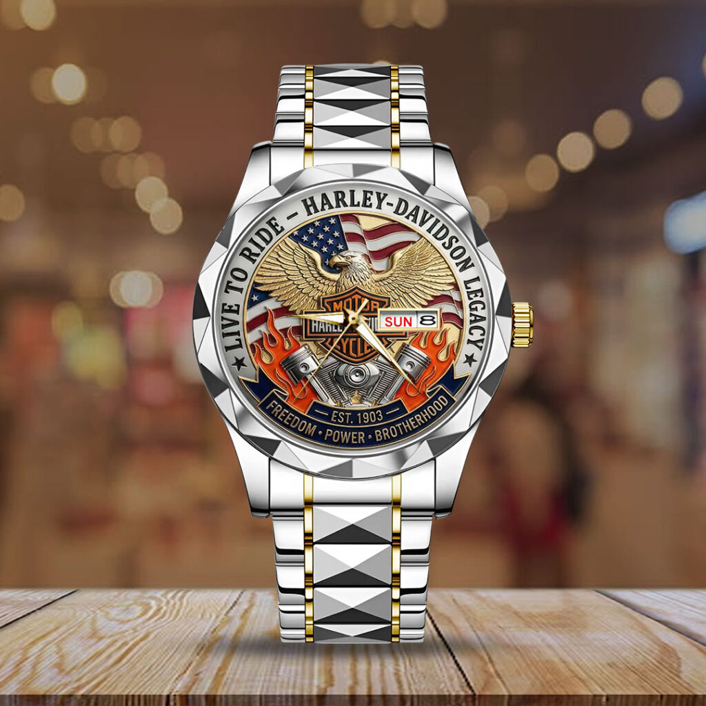 Harley Davidson Alloy Luxury Quartz Watch - TANTN21456