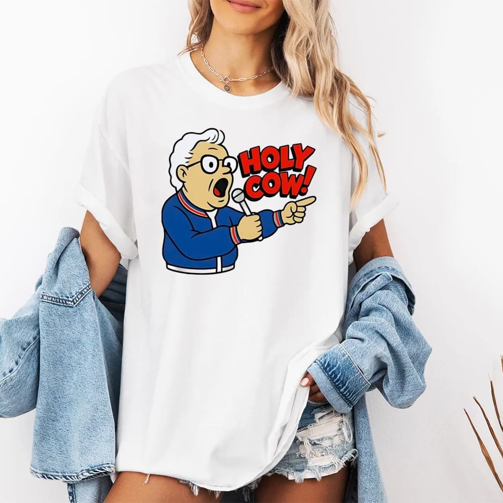 Harry Caray Holy Cow Legend Cubs Shirt