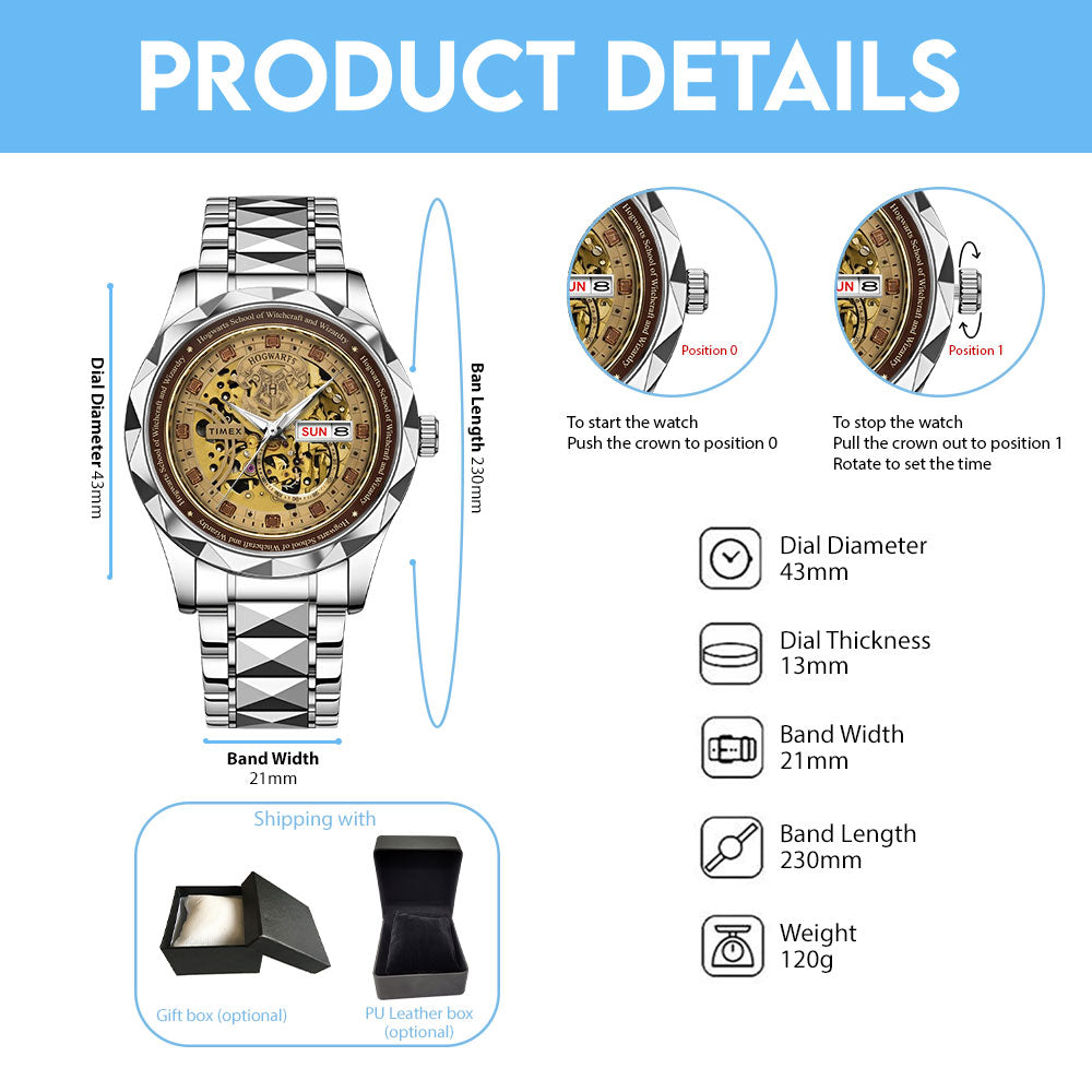 Harry Potter Alloy Luxury Quartz Watch - TMTHU4846