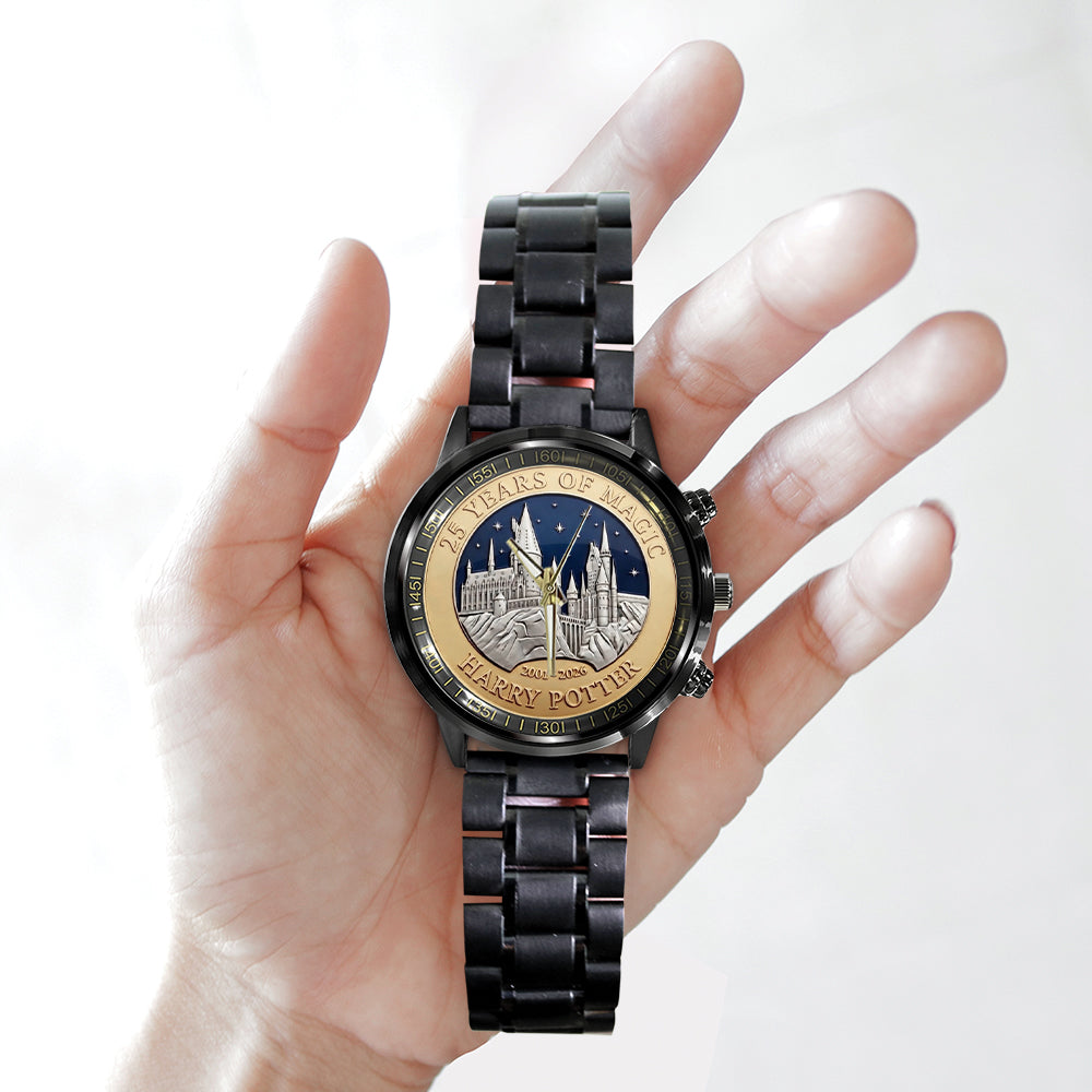 Harry Potter 25th Anniversary 2026 Black Stainless Steel Watch - TMTHU4861