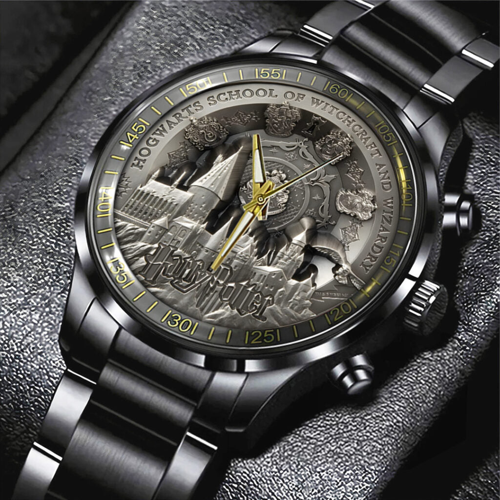 Harry Potter 25th Anniversary 2026 Black Stainless Steel Watch - TANTN19492