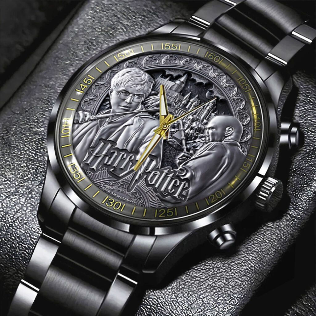 Harry Potter 25th Anniversary 2026 Black Stainless Steel Watch - TANTN19493