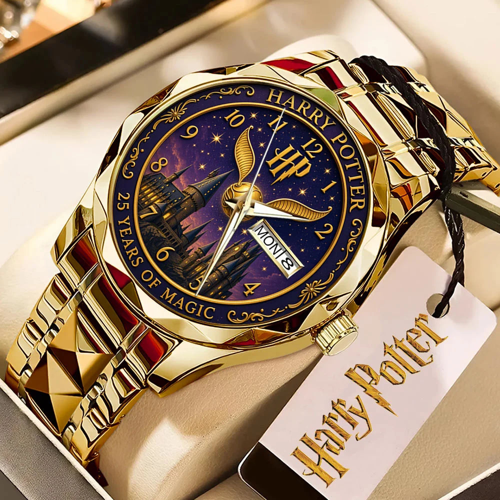 Harry Potter 25th Anniversary Alloy Luxury Quartz Watch - TMTHU8931