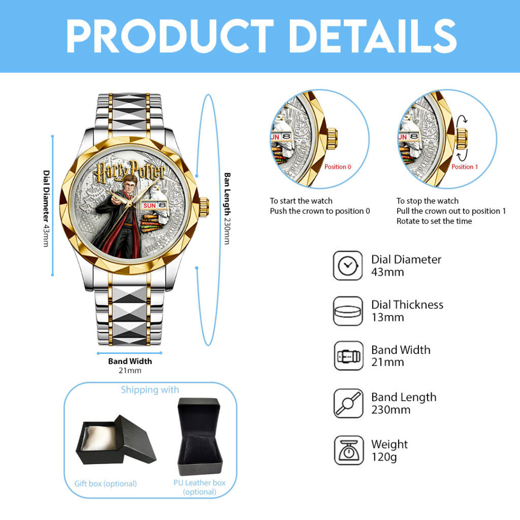 Harry Potter 25th Anniversary Alloy Luxury Quartz Watch - HOATT15357
