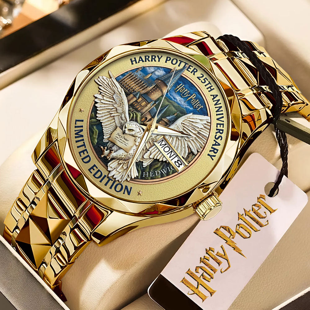 Harry Potter 25th Anniversary Alloy Luxury Quartz Watch - TMTHU3016