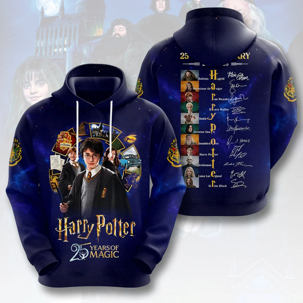 Harry Potter 25th Anniversary 3D Apparel – HOATT20817