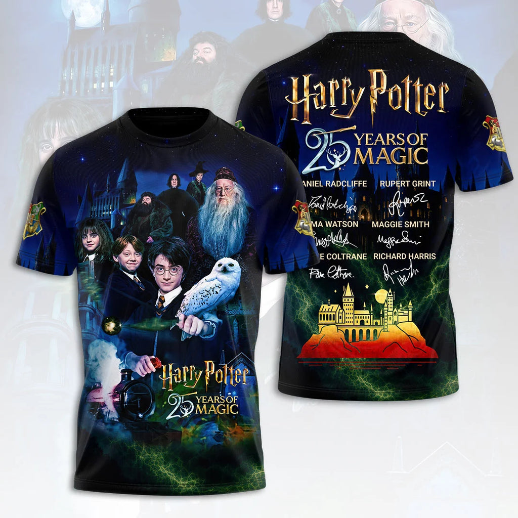 Harry Potter 25th Anniversary 3D Apparel – HOATT20349