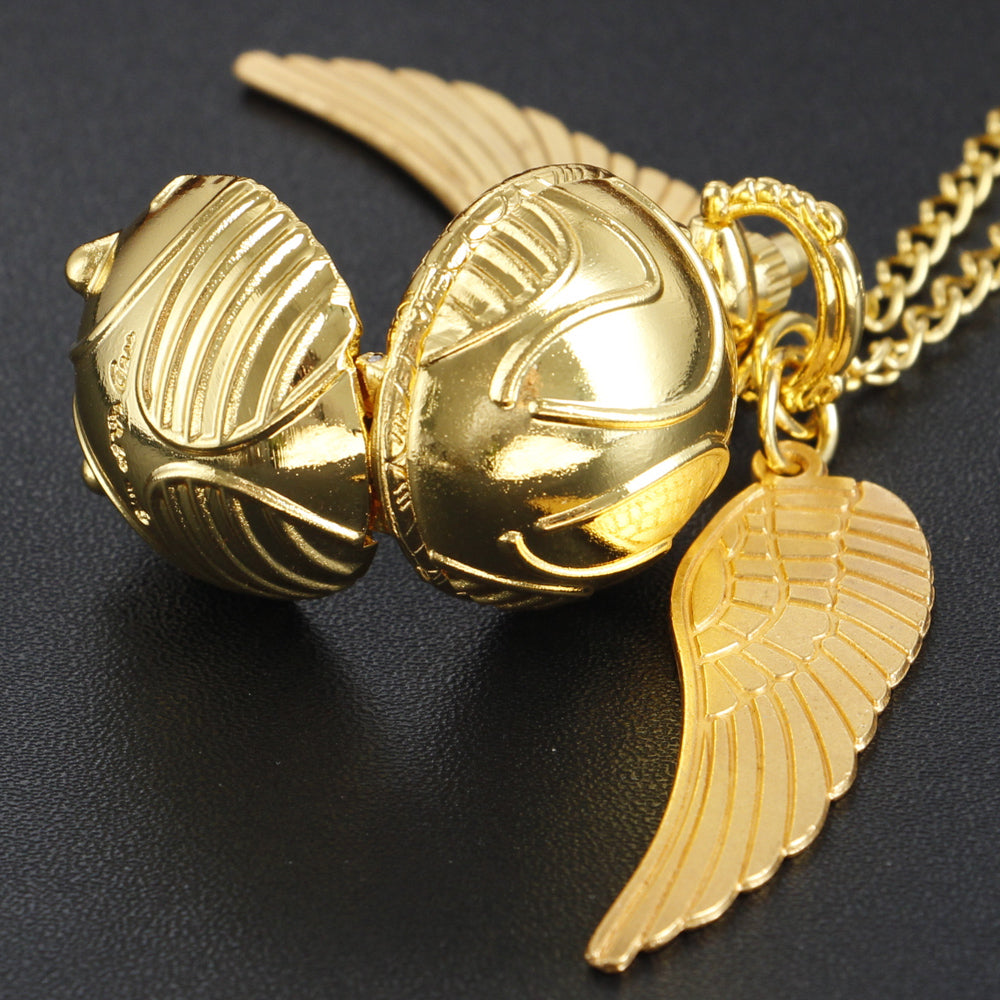 Harry Potter Golden Snitch Quartz Pocket Watch - MAITMDROP175