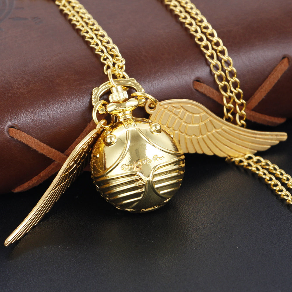 Harry Potter Golden Snitch Quartz Pocket Watch - MAITMDROP175