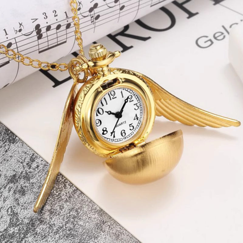 Harry Potter Golden Snitch Quartz Pocket Watch - MAITMDROP175