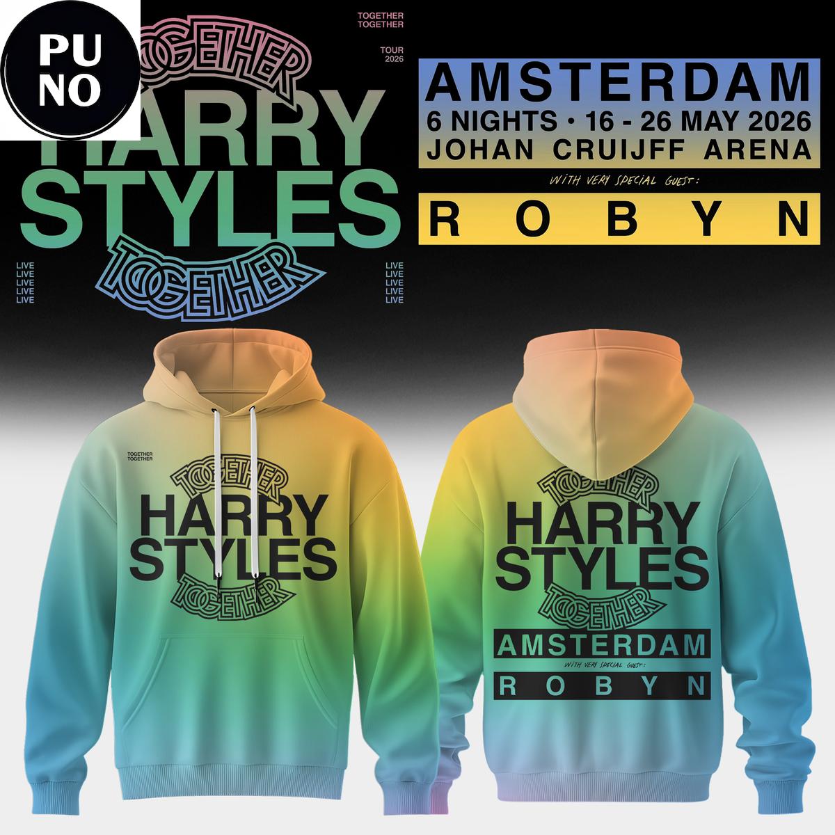 Harry Styles 2026 Together Together Amsterdam Tour Hoodie Shirt