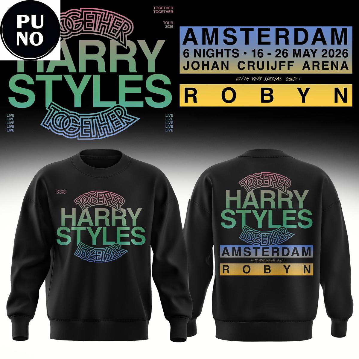 Harry Styles 2026 Together Together Amsterdam Tour Hoodie Shirt
