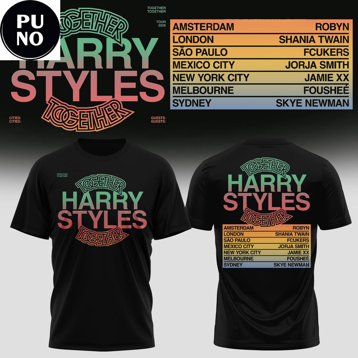 Harry Styles 2026 Together Together Amsterdam Tour Hoodie Shirt