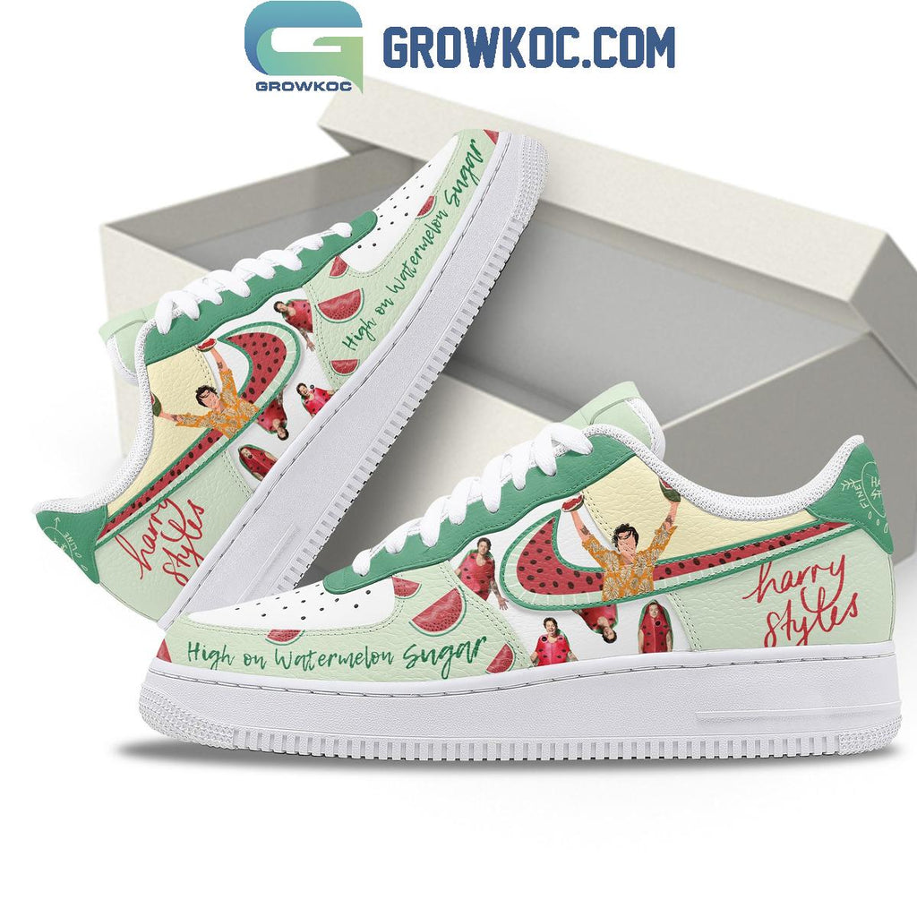 Harry Styles High On Watermelon Sugar Air Force 1 Shoes