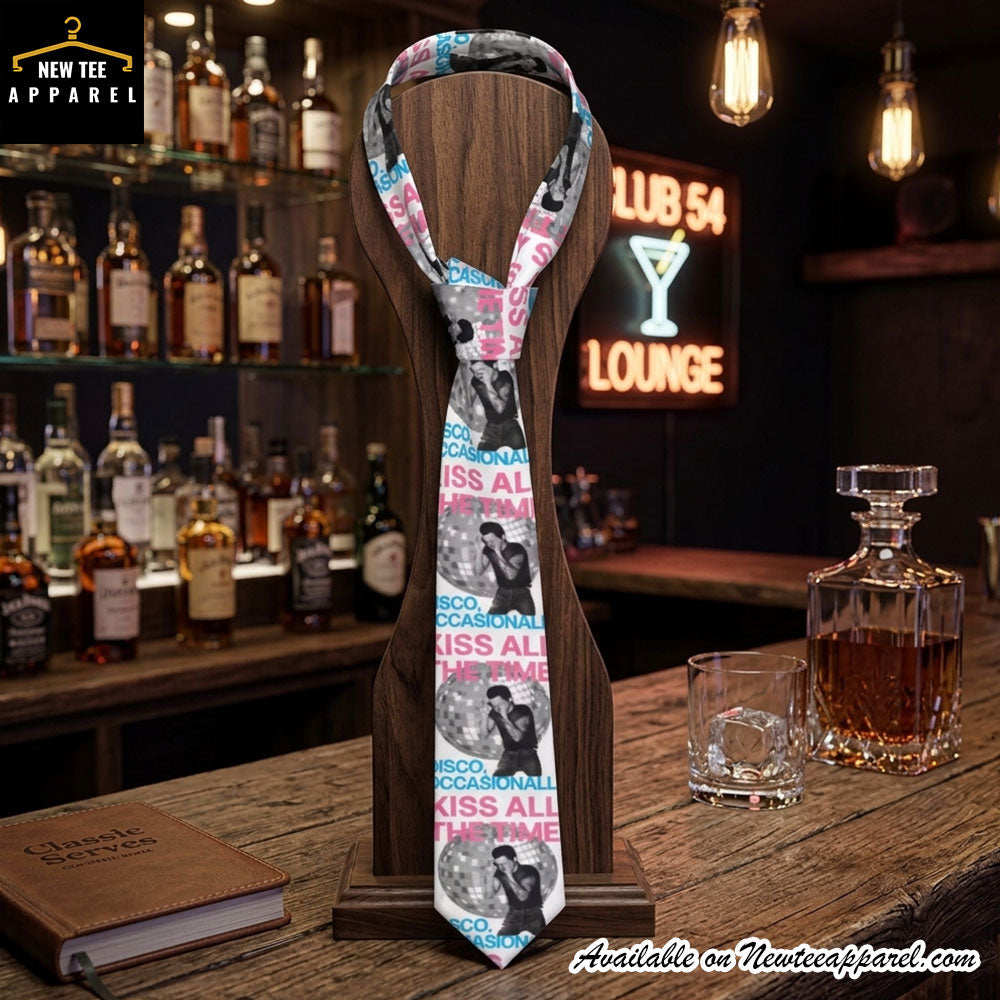 Harry Styles Kiss All The Time Disco Occasionally Necktie