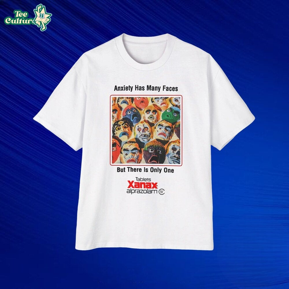 Harry Styles London Anxiety Has Many Faces Xanax Graphic T-Shirt