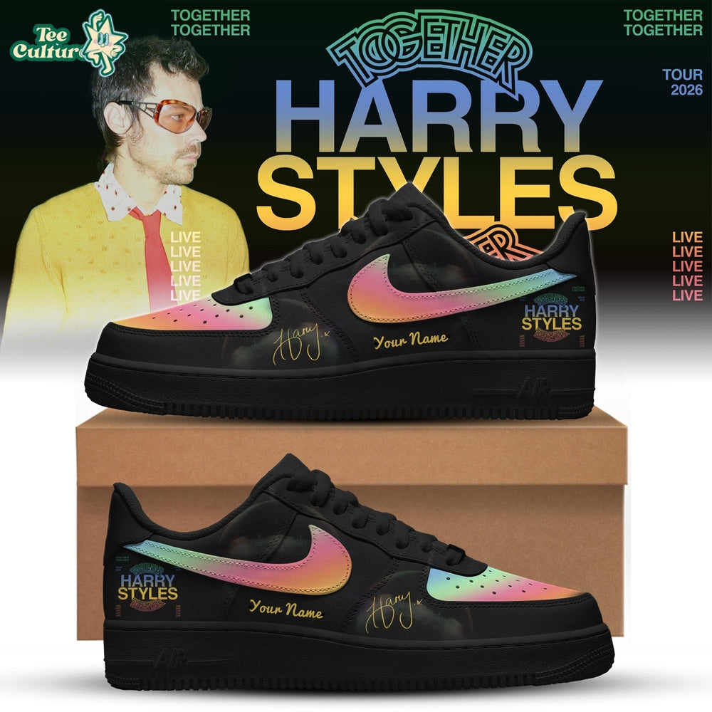 Harry Styles Together, Together Tour Custom Air Force 1 Sneaker