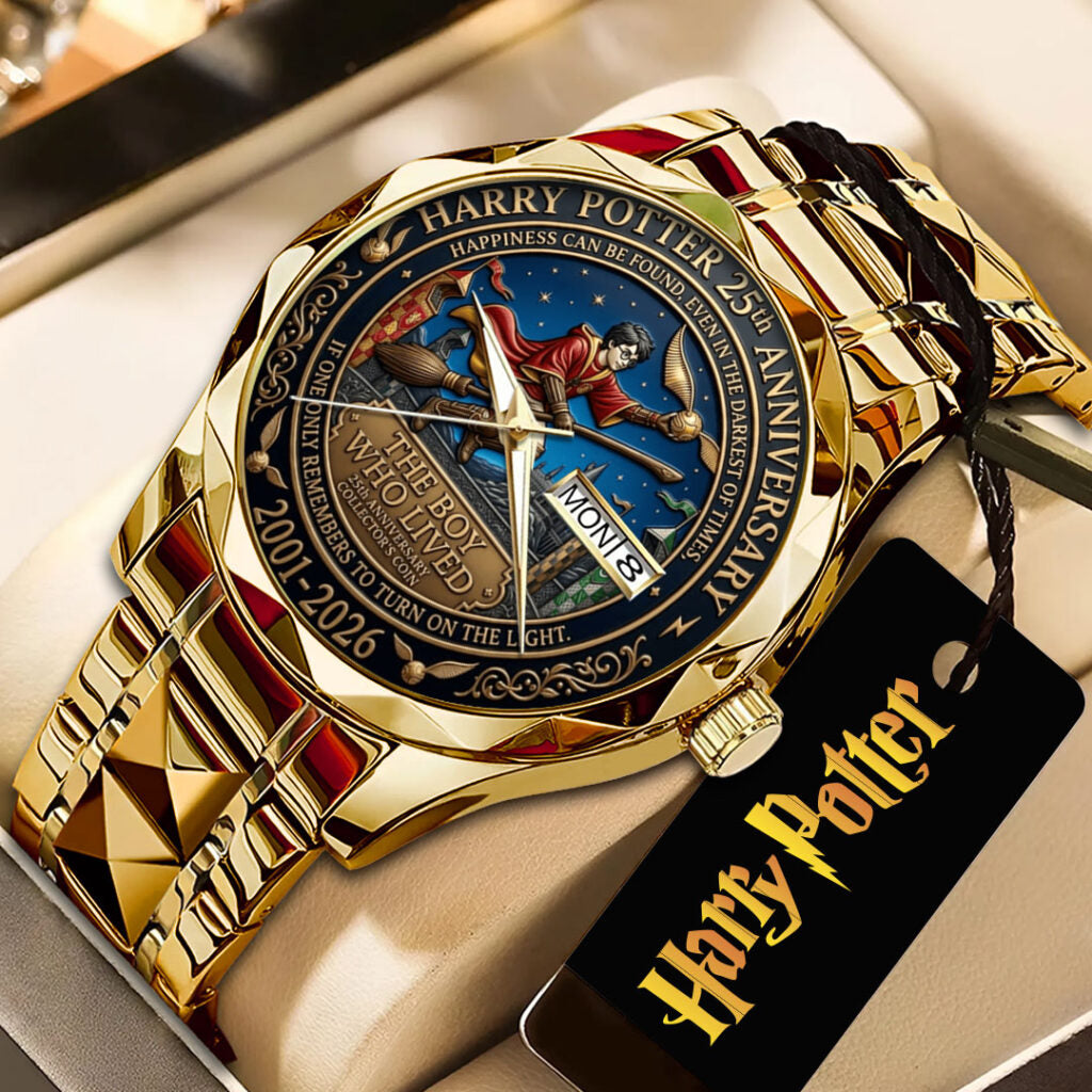 Harry Potter 25th Anniversary Alloy Luxury Quartz Watch - TANTN21529