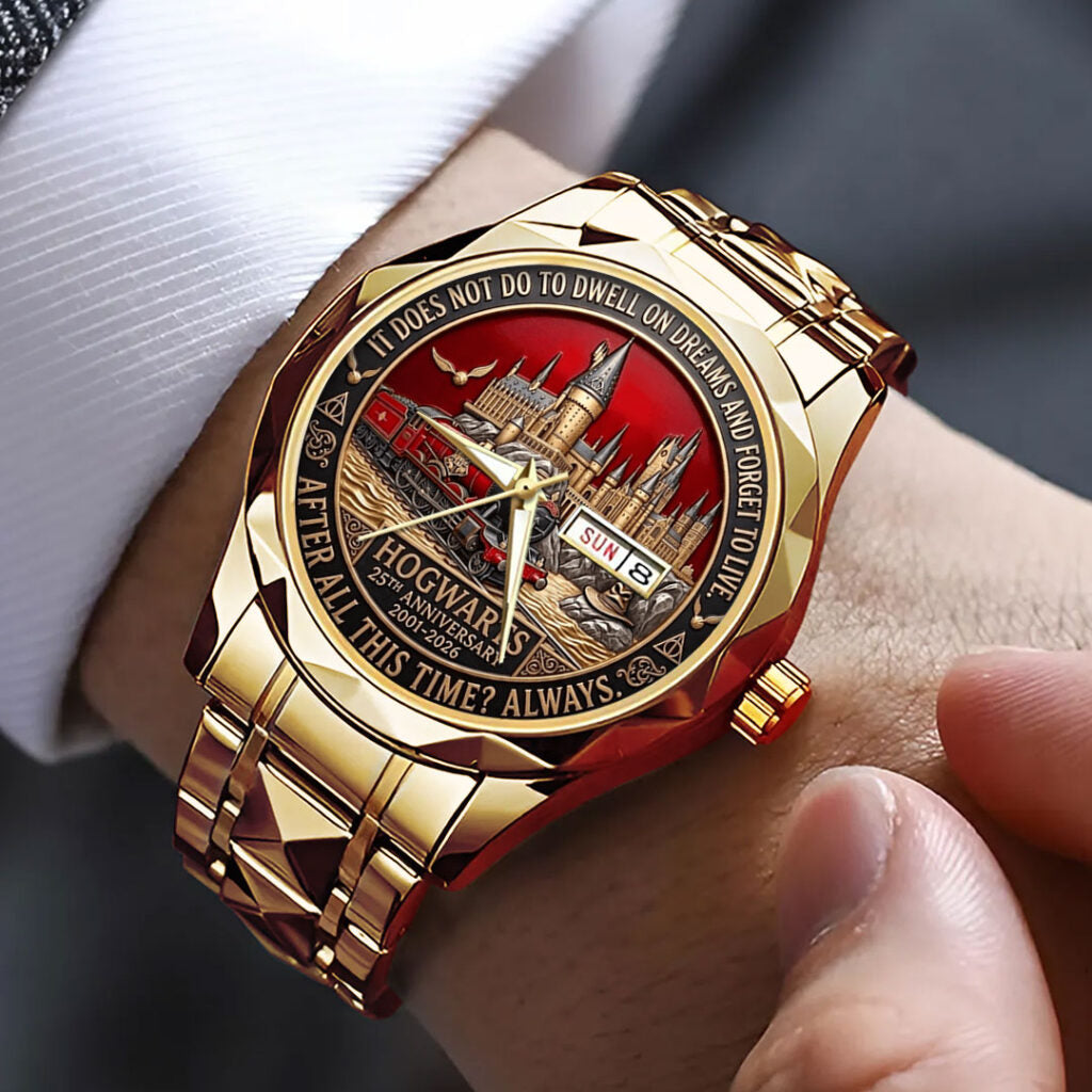 Harry Potter 25th Anniversary Alloy Luxury Quartz Watch - TANTN21531