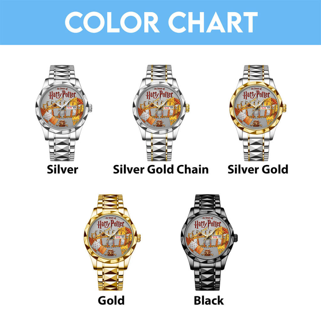 Harry Potter 25th Anniversary Alloy Luxury Quartz Watch - TMTHU2843