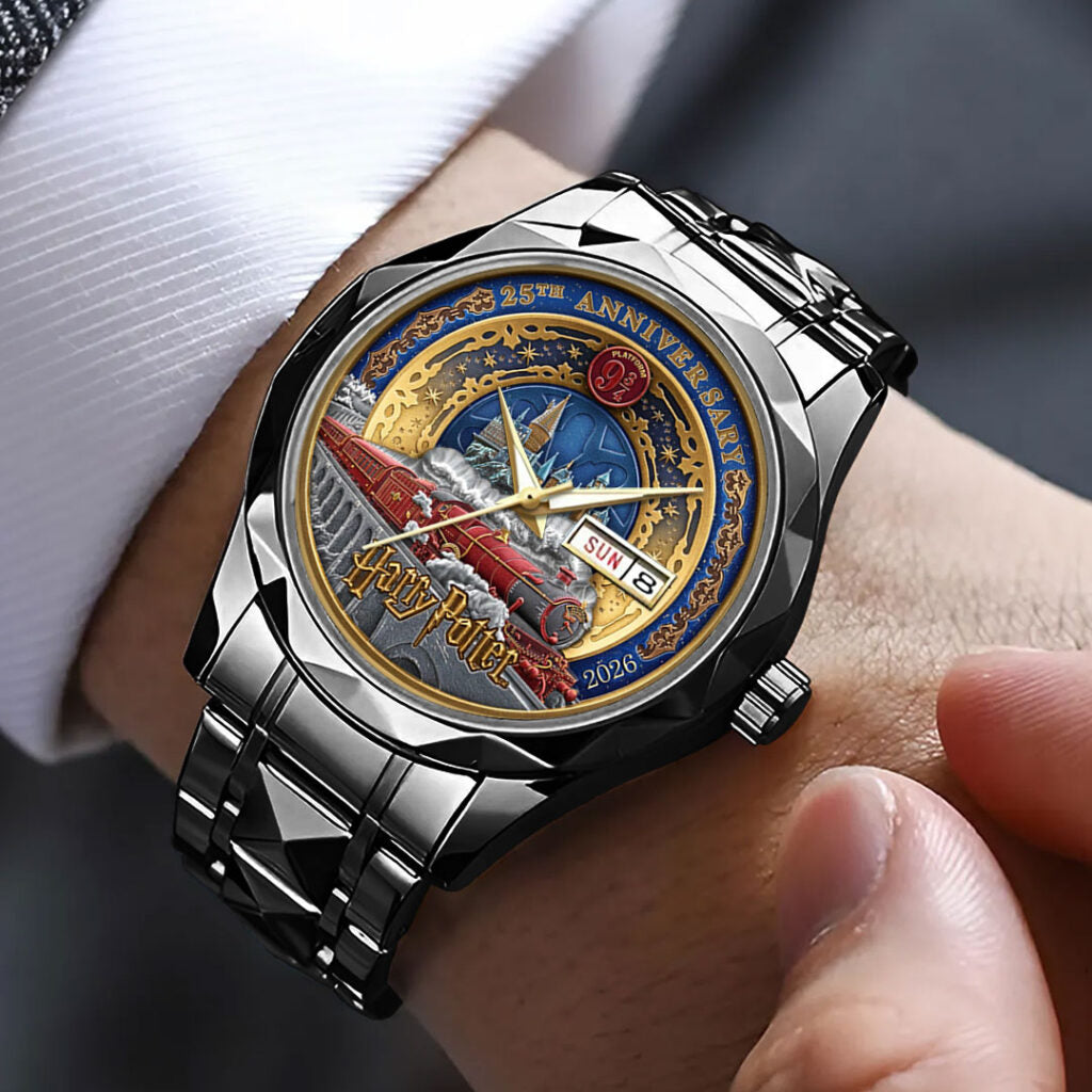Harry Potter 25th Anniversary Alloy Luxury Quartz Watch - TMTHU2741