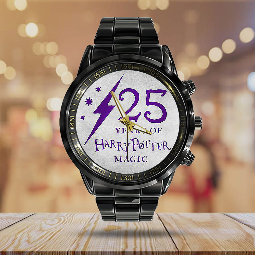 Harry Potter 25th Anniversary 2026 Black Stainless Steel Watch - TANTN19390