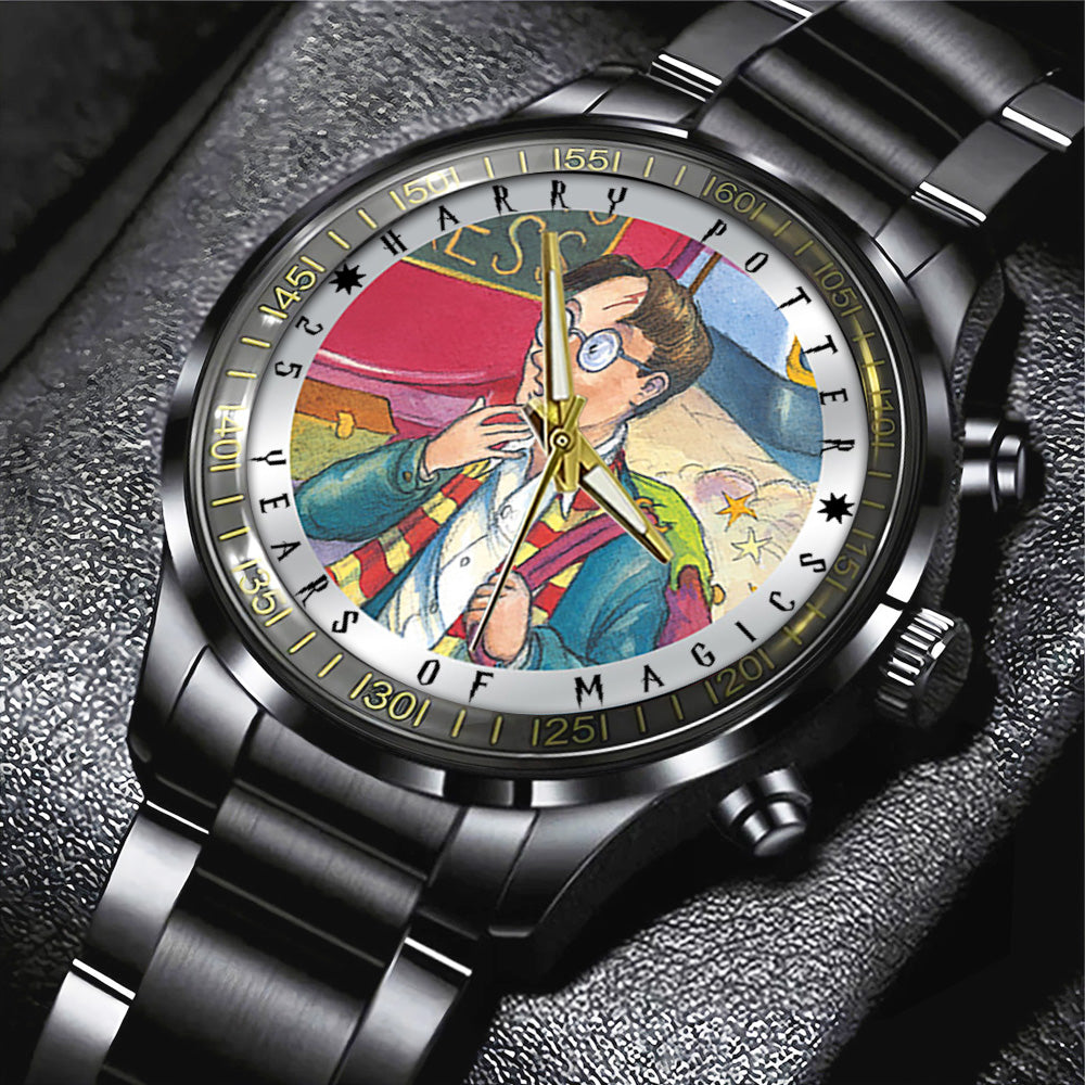 Harry Potter 25th Anniversary 2026 Black Stainless Steel Watch - TANTN19392