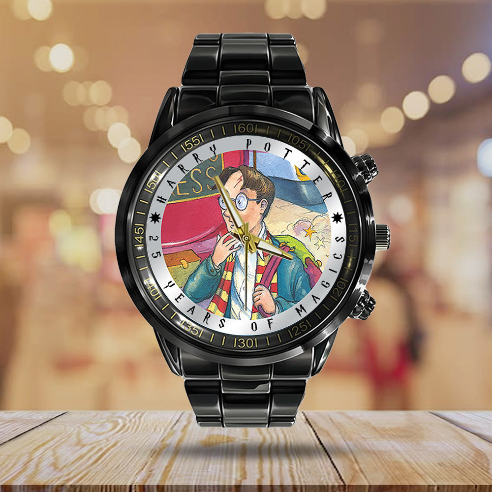 Harry Potter 25th Anniversary 2026 Black Stainless Steel Watch - TANTN19392