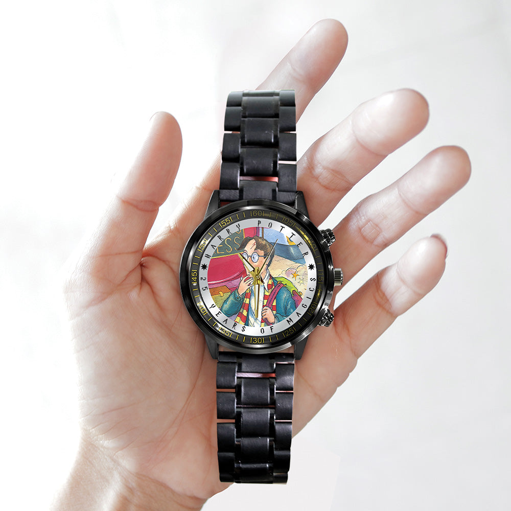 Harry Potter 25th Anniversary 2026 Black Stainless Steel Watch - TANTN19392
