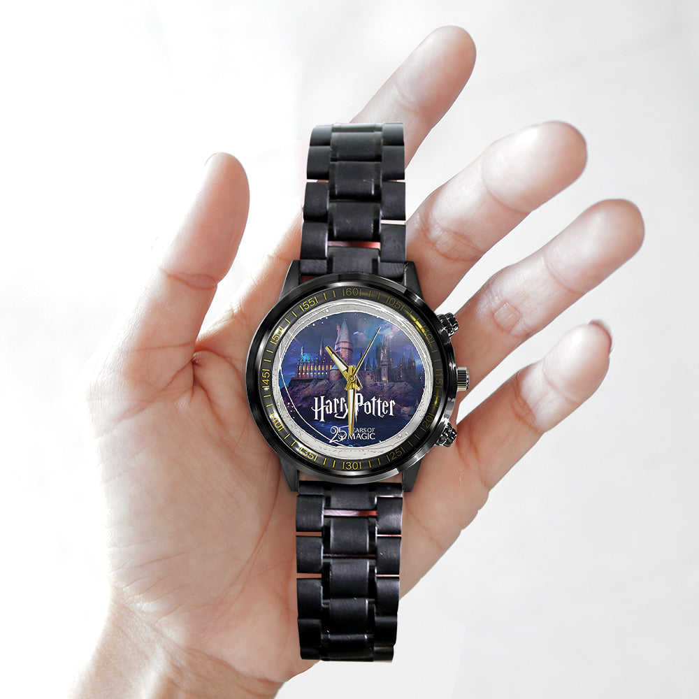 Harry Potter 25th Anniversary 2026 Black Stainless Steel Watch - TANTN19678