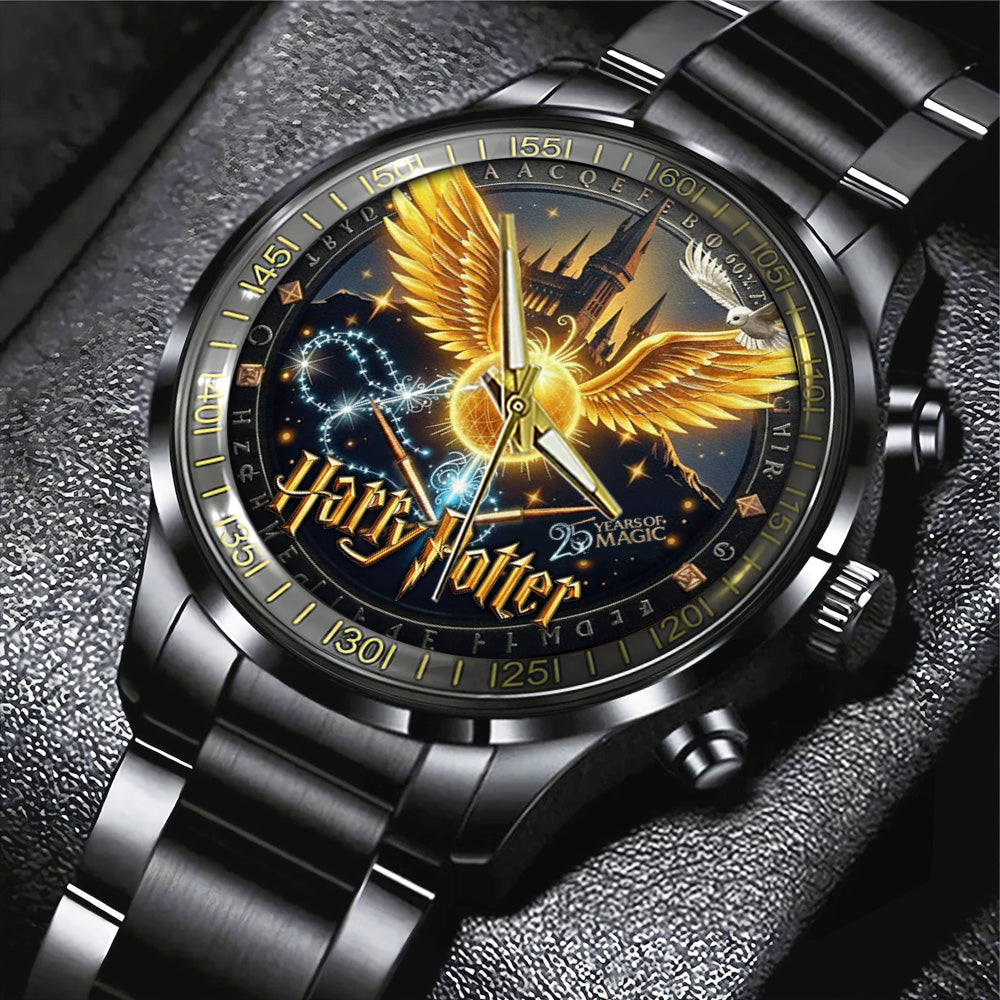 Harry Potter 25th Anniversary 2026 Black Stainless Steel Watch - TANTN19702