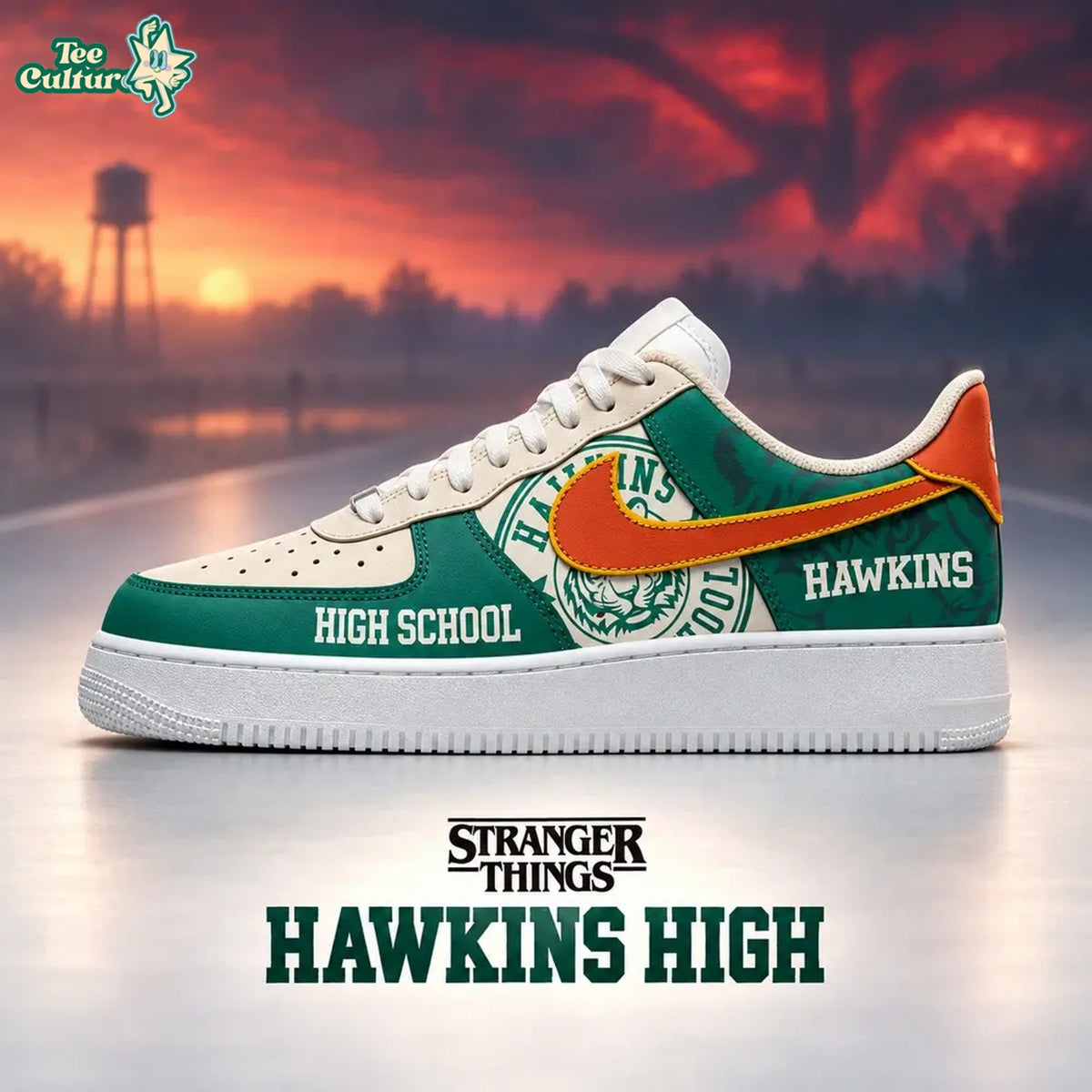Hawkins High Stranger Things Custom Low Top Shoes